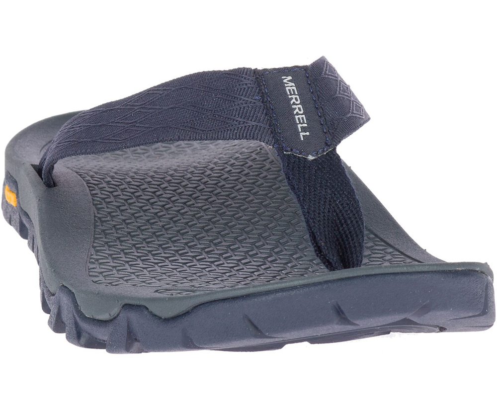 Merrell Sandals Navy - Breakwater Flip - Mens 34AOGLZBV